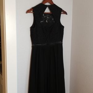 Truth & Fable Women's Maxi Lace A-line Dress